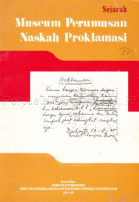 Image of Museum Perumusan Naskah Proklamasi Ed. 3 Katalog Koleksi 2015