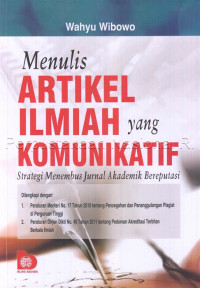 Menulis artikel ilmiah yang komunikatif