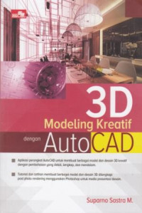 Image of 3D Modeling Kreatif dengan AutoCAD