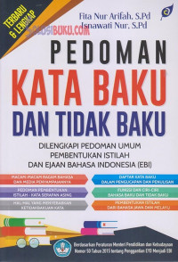 Image of Pedoman Kata Baku dan Tidak Baku