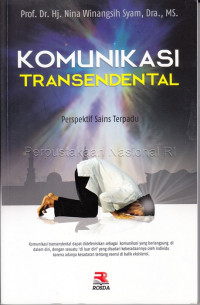 Image of Komunikasi transendental : perspektif sains terpadu