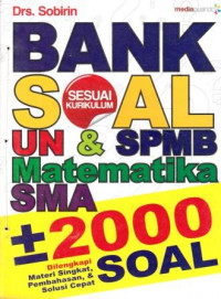 Image of Bank Soal dan SPMB Matematika SMA