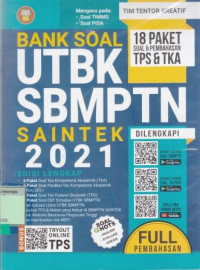 Image of Bank Soal UTBK SBMPTN Saintek 2021