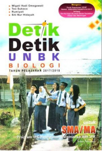 Image of Detik-Detik USBN Biologi Tahun Pelajaran 2017/2018 untuk SMA/MA Program IPA/Peminatan Matematika dan IPA