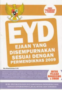 EYD Ejaan Yang Disempurnakan sesuai dengan Permendiknas 2009