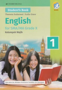 Image of English For SMA/MA Grade X Kelompok Wajib