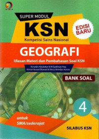 Image of Super Modul KSN SMA Bank Soal Geografi