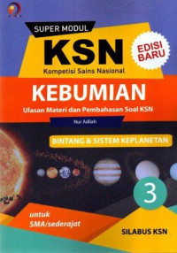 Image of Super Modul KSN SMA Kebumian BIntang dan Sistem Keplanetan