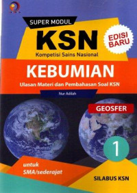 Image of Super Modul KSN SMA Kebumian Geosfer