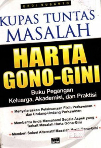 Image of Kupas Tuntas Masalah Harta Gono- Gini