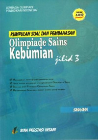 Kumpulan Soal dan Pembahasan Olimpiade Sains Kebumian Jilid 3