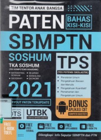 Image of Paten Bahas Kisi-Kisi SBMPTN SOSHUM 2021