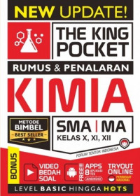 The King Pocket Rumus dan Penalaran Kimia SMA/MA