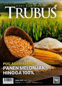 Trubus Poc Asam Amino Panen Melonjak Hinga 100% No. 654 Mei 2024