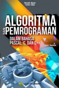 Image of Algoritma dan Pemrograman dalam Bahasa Pascal, C, dan C++ edisi keenam