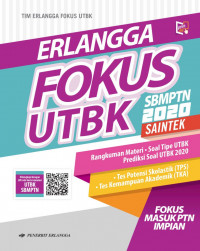 Image of Erlangga Fokus UTBK SBMPTN 2020 SAINTEK