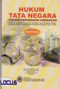 Image of Hukum tata negara : teknik perundang-undangan