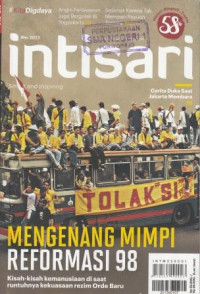 Image of Intisari, Mengenang Mimpi Refromasi 98, No. 716. Mei 2022