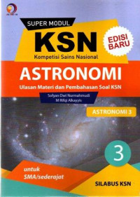Super Modul KSN SMA Astronomi Jilid 3