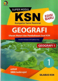 Super Modul KSN SMA Geografi Jilid 1