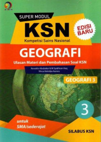 Super Modul KSN SMA Geografi Jilid 3